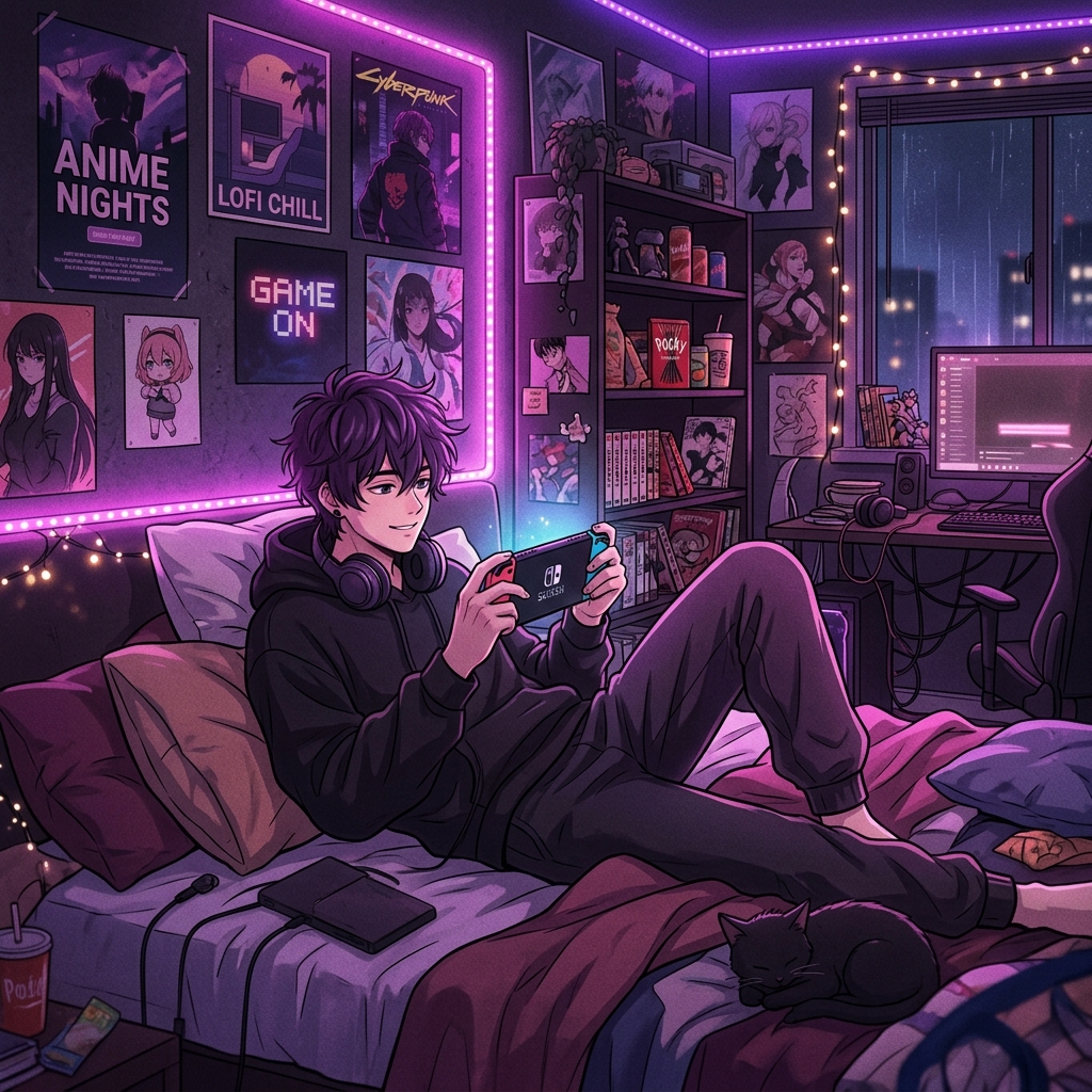 Anime Gamer Room